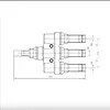 Par De Conectores Solar Mc4 Tipo "Y" Rígido 3 A 1