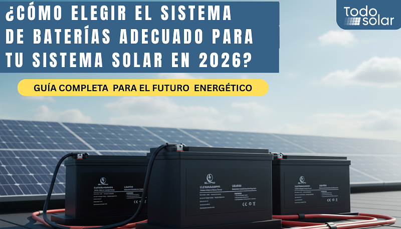 ¿Cómo elegir el sistema de baterías adecuado para tu sistema
