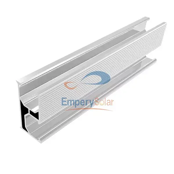 Riel En Aluminio Para Instalaciones Fotovoltaicas